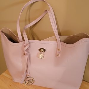 BCBG pink tote purse in excellent condition!